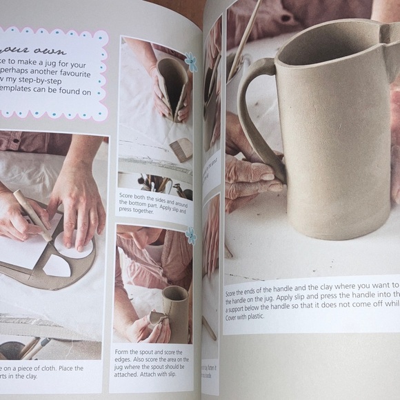 Handmade Pottery at Home Book - simple creations to make on your kitchen table - Picture 12 of 16